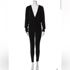 Norma Kamali Plunge Jumpsuit